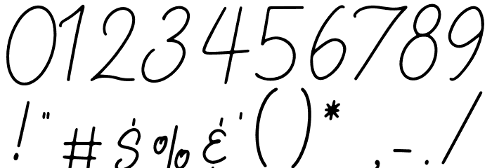 Lovely Jeanne Script Font OTHER CHARS