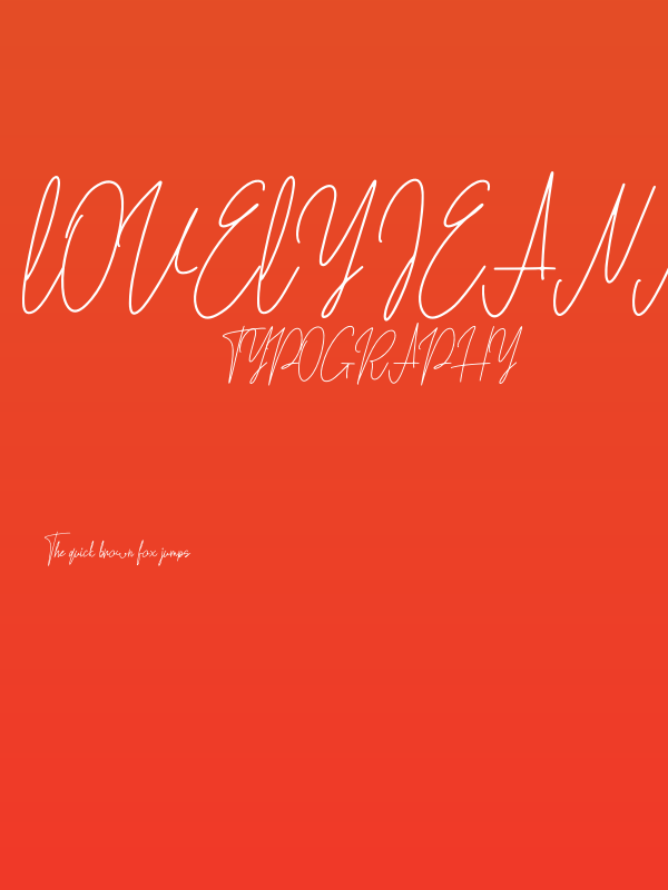 Lovely Jeanne Script Poster