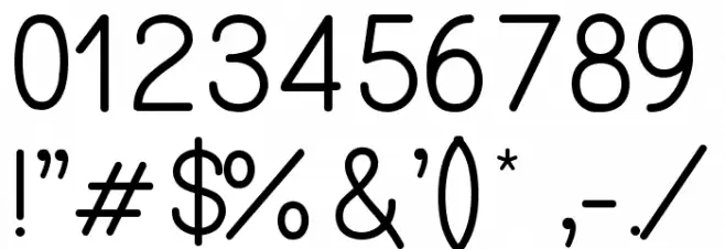 Lovely Journey Font OTHER CHARS