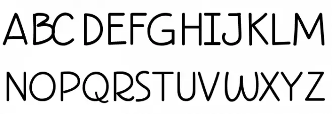 Lovely Journey Font UPPERCASE