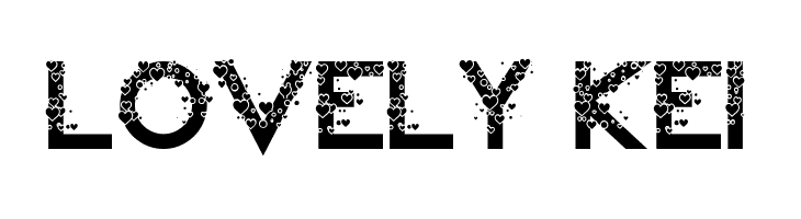 Lovely Kei  フリーフォントのダウンロード
