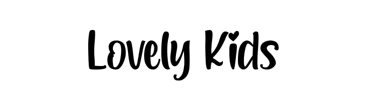 Lovely Kids  免费字体下载