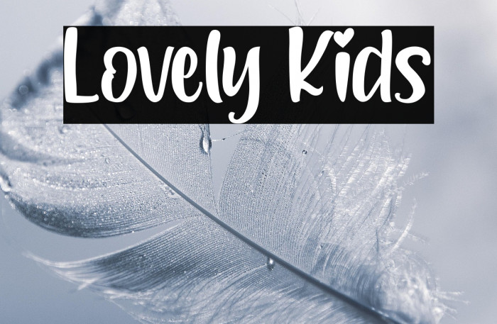 Lovely Kids Example 2