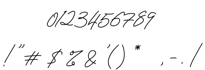 Lovely Love Font OTHER CHARS