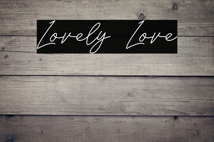 Lovely Love Example 2