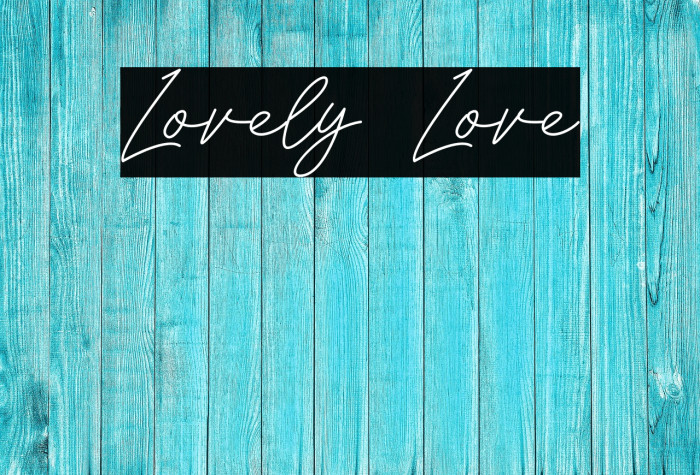 Lovely Love Example 3