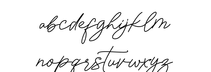 Lovely Love Font LOWERCASE