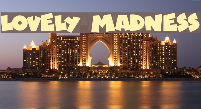 Lovely Madness Font examples