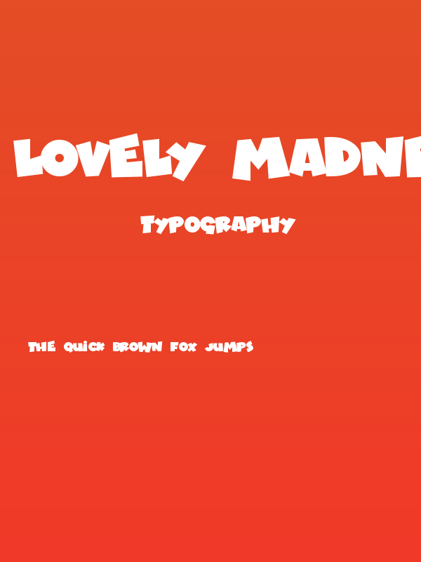 Lovely Madness Poster