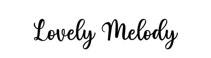 Lovely Melody  les polices de caractères gratuit tlcharger