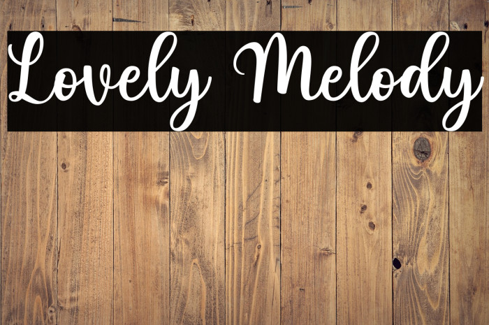 Lovely Melody Example 1
