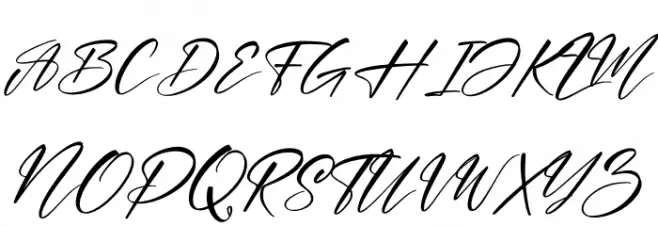 Lovely Miles Italic Font UPPERCASE