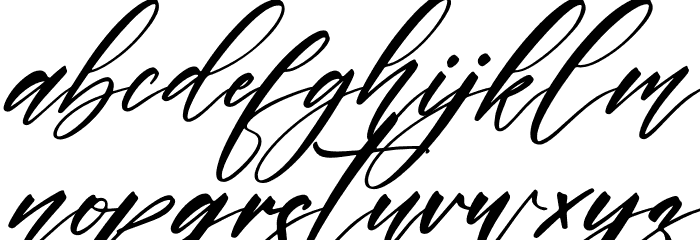 Lovely Miles Italic Font LOWERCASE