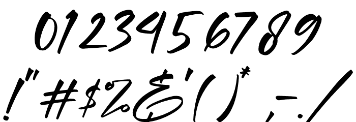Lovely Miles Font OTHER CHARS