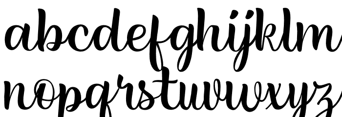 Lovely Moments Font LOWERCASE