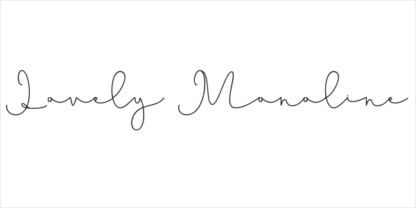 Lovely Monoline Logo