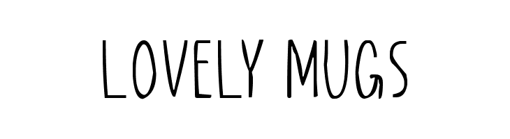 Lovely Mugs  Frei Schriftart Herunterladen