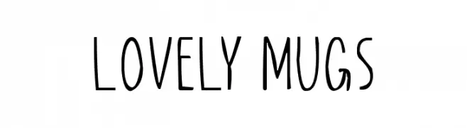 Lovely Mugs  Fuentes Gratis Descargar