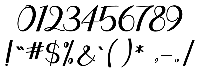 Lovely Natasya Font OTHER CHARS