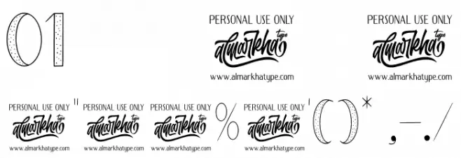 Lovely Orange Dot Font OTHER CHARS