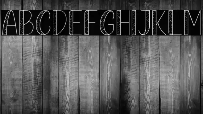 Lovely Orange Dot Font examples