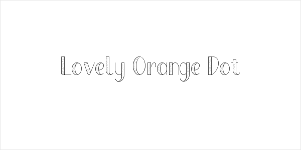 Lovely Orange Dot Logo