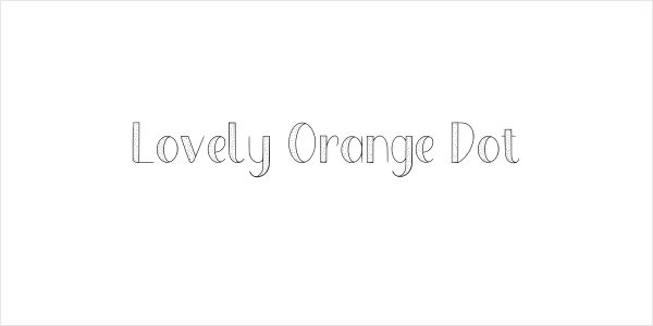 Lovely Orange Dot Logo