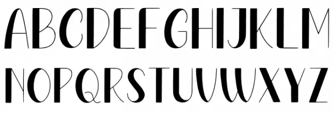 Lovely Orange Font Litere mari