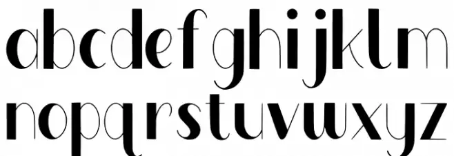 Lovely Orange Caratteri MINUSCOLO