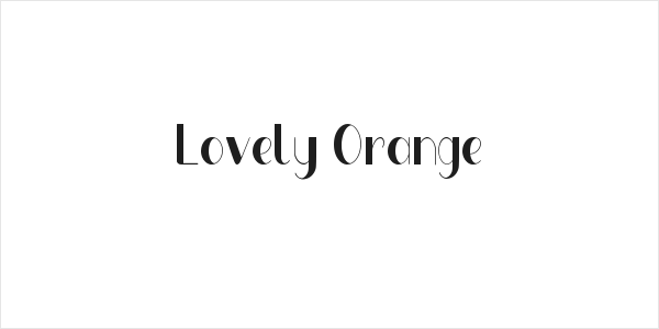 Lovely Orange Logo