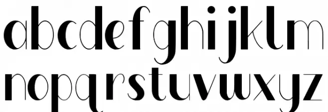 Lovely Orange Caratteri MINUSCOLO