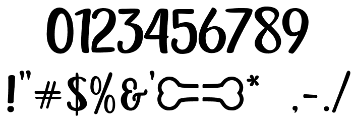 Lovely Paws Font OTHER CHARS