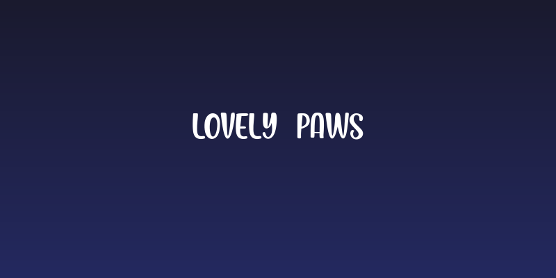 Lovely Paws Social Header