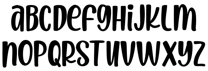 Lovely Paws Font LOWERCASE