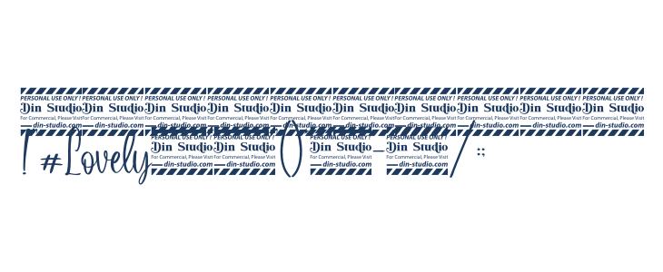 Lovely Personal Use Other Characters