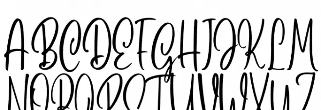 Lovely Personal Use Шрифта ВЕРХНИЙ