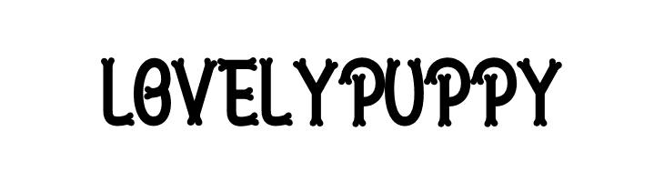 Lovely Puppy  Frei Schriftart Herunterladen