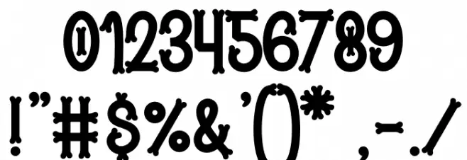 Lovely Puppy Font OTHER CHARS