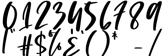 Lovely Purple Font OTHER CHARS