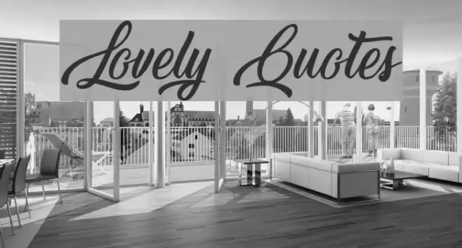 Lovely Quotes Font examples