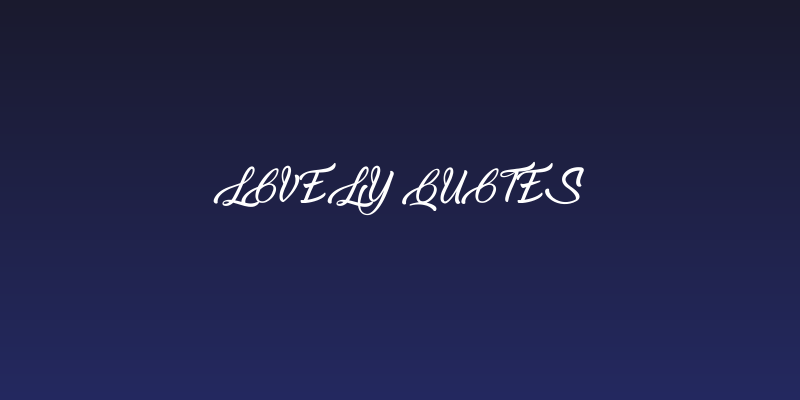 Lovely Quotes Social Header