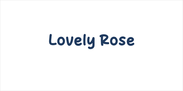 Lovely Rose Logo