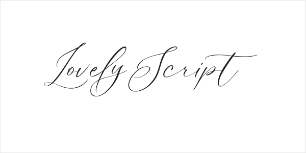 Lovely Script Logo