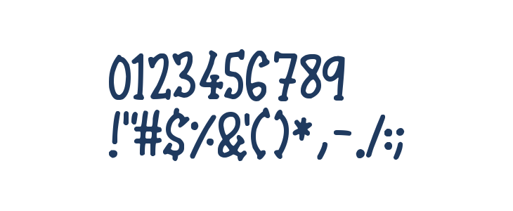 Lovely Serifs Other Characters