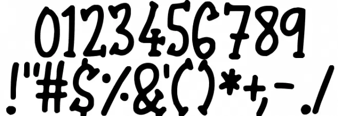 Lovely Serifs Font OTHER CHARS