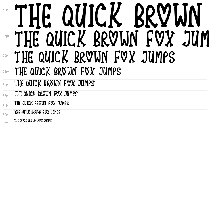 Lovely Serifs Waterfall