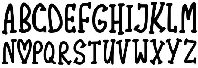 Lovely Serifs Fuentes MINÚSCULAS