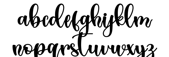 Lovely Summer - Personal Use Font LOWERCASE
