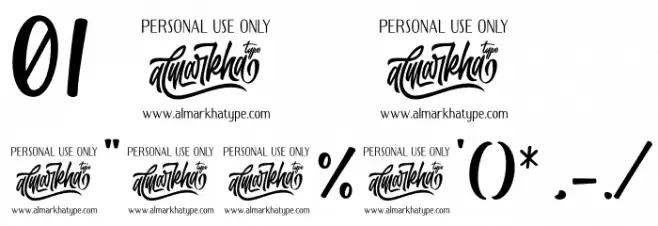 Lovely Sweetie Font OTHER CHARS