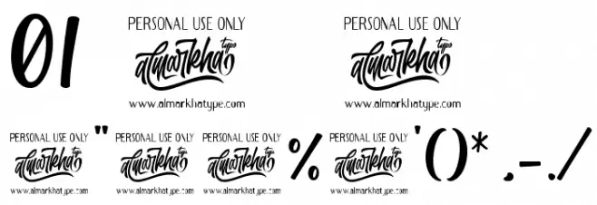 Lovely Sweetie Font OTHER CHARS